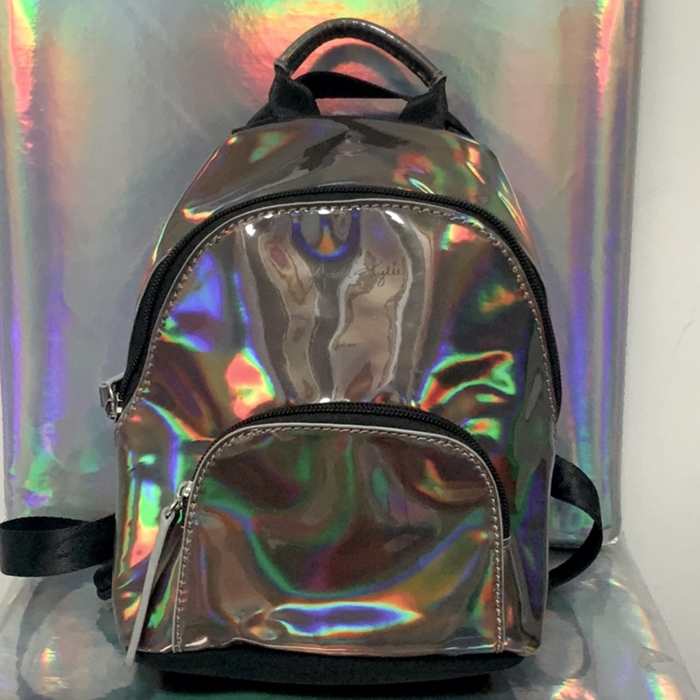 Kendall & Kylie MINI Holographic Backpack